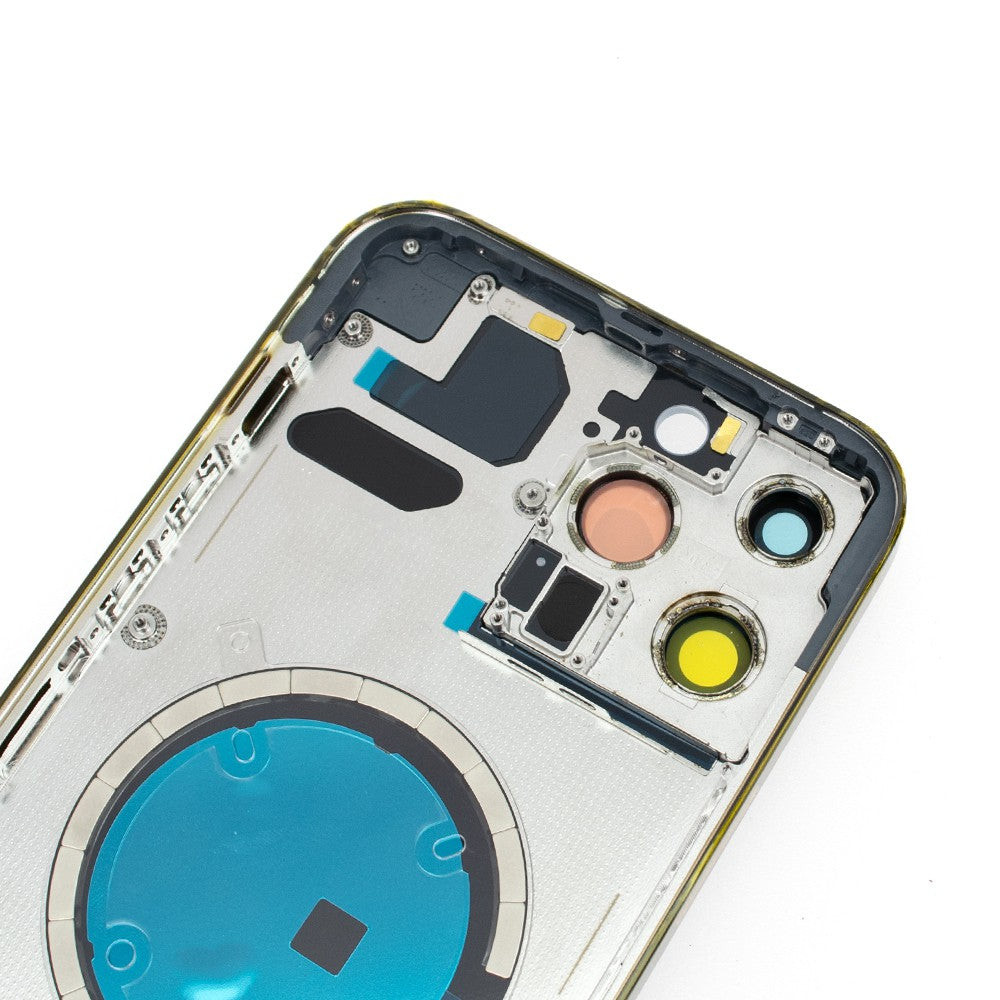 Rear Housing for iPhone 13 Pro Max (NO LOGO)-Blue Rear Housing for iPhone 13 Pro Max (NO LOGO)-Blue